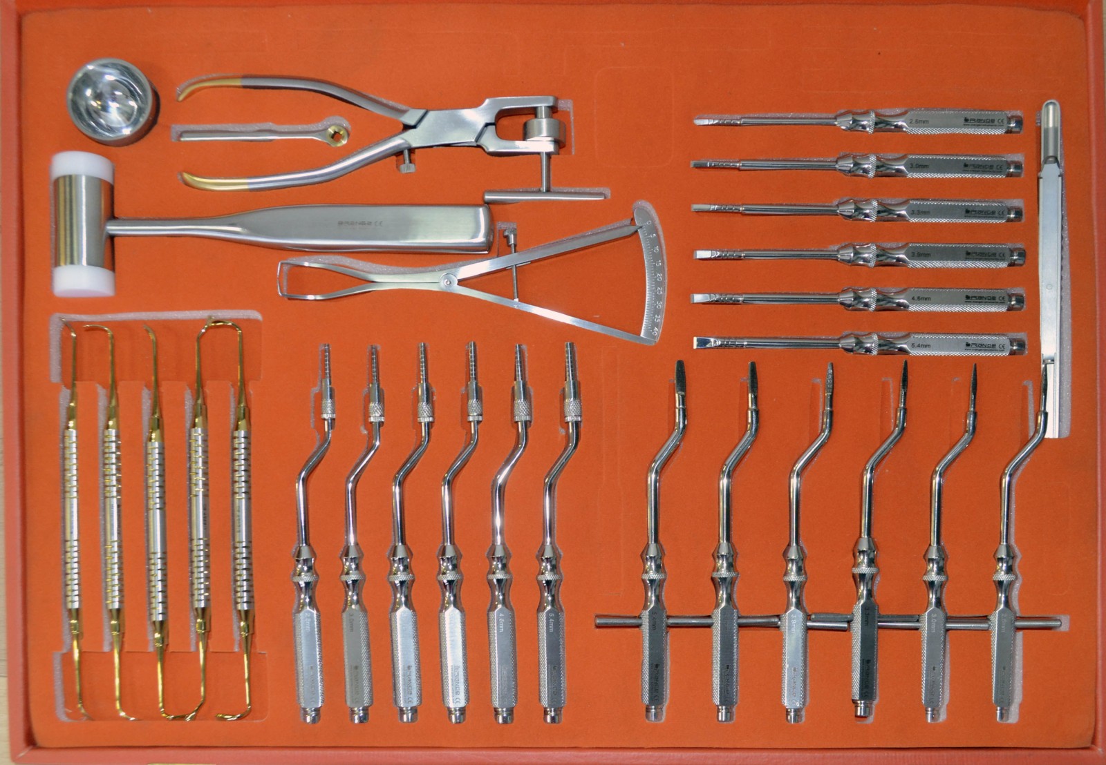 Набор для имплантологии большой (29 инструментов)